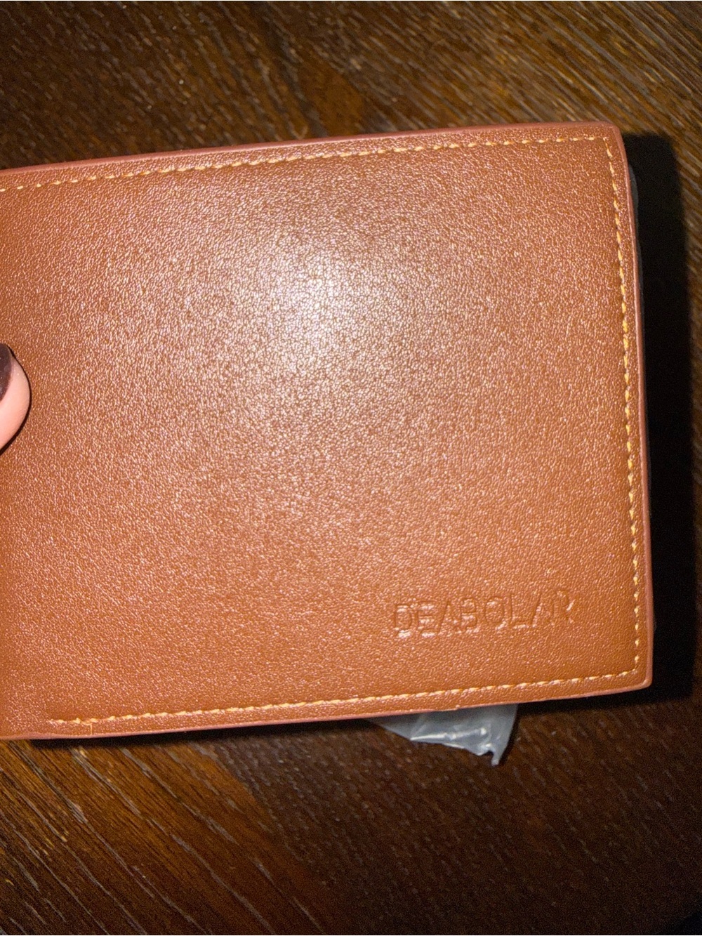 Men's Brown Bi-Fold Wallet
